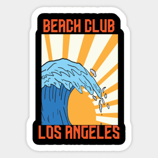 Los Angeles Beach Club Sticker